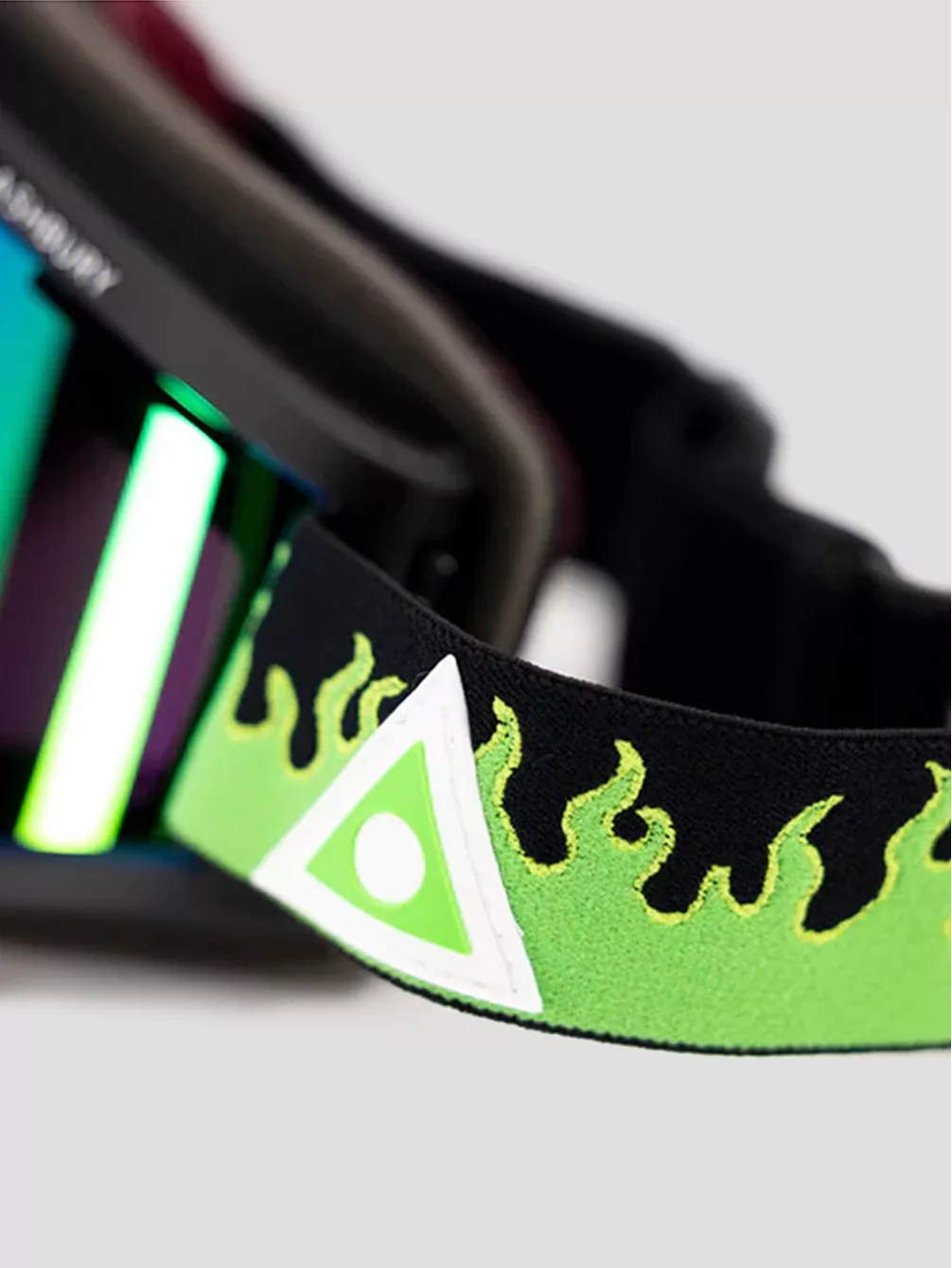 Ashbury Blackbird Green Flame (+Bonus Lens) Goggle 4 Ashbury Blackbird Green Flame (+Bonus Lens) Goggle – Bild 2