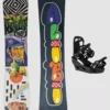 Alibi Snowboards Brain Rain 148 + Burton Freestyle S 2023 Snowboard-Set -Blue Tomato Verkäufe BrainRain148BurtonFreestyleS2023SnowboardSet