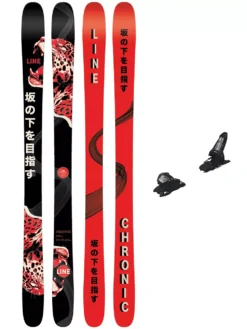 Line Chronic 178 + Griffon 13 ID Freeski-Set