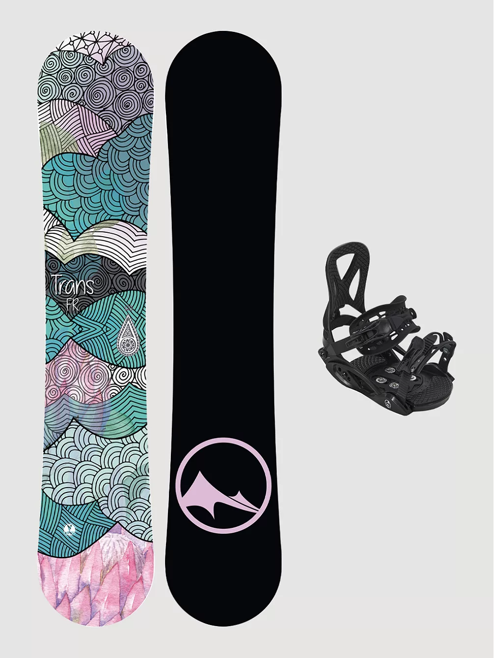 TRANS Fr 125 + Pure M Snowboard-Set 3 TRANS Fr 125 + Pure M Snowboard-Set