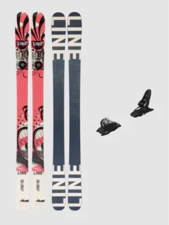 Line Honey Bee 92mm 166 + Squire 11 2023 Freeski-Set