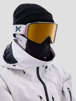 Anon M4s Cylindrical Warm Grey (+Bonus Lens) Goggle -Blue Tomato Verkäufe M4sCylindricalWarmGreyBonusLensGoggle 2