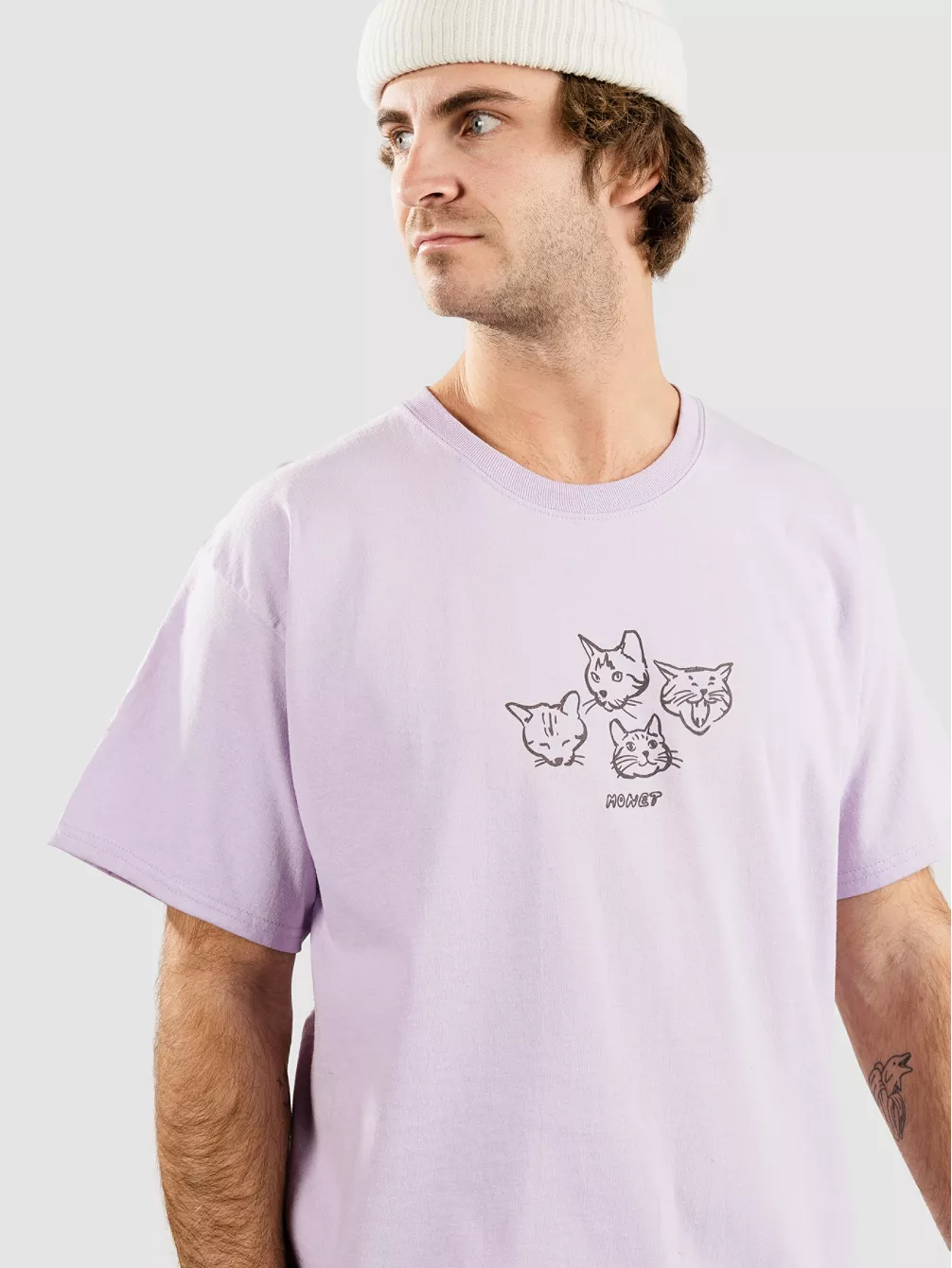Monet Skateboards Meownet T-Shirt 3 Monet Skateboards Meownet T-Shirt