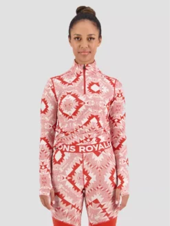 Mons Royale Merino Cascade Flex 200 1/4 Zip Base Layer Top