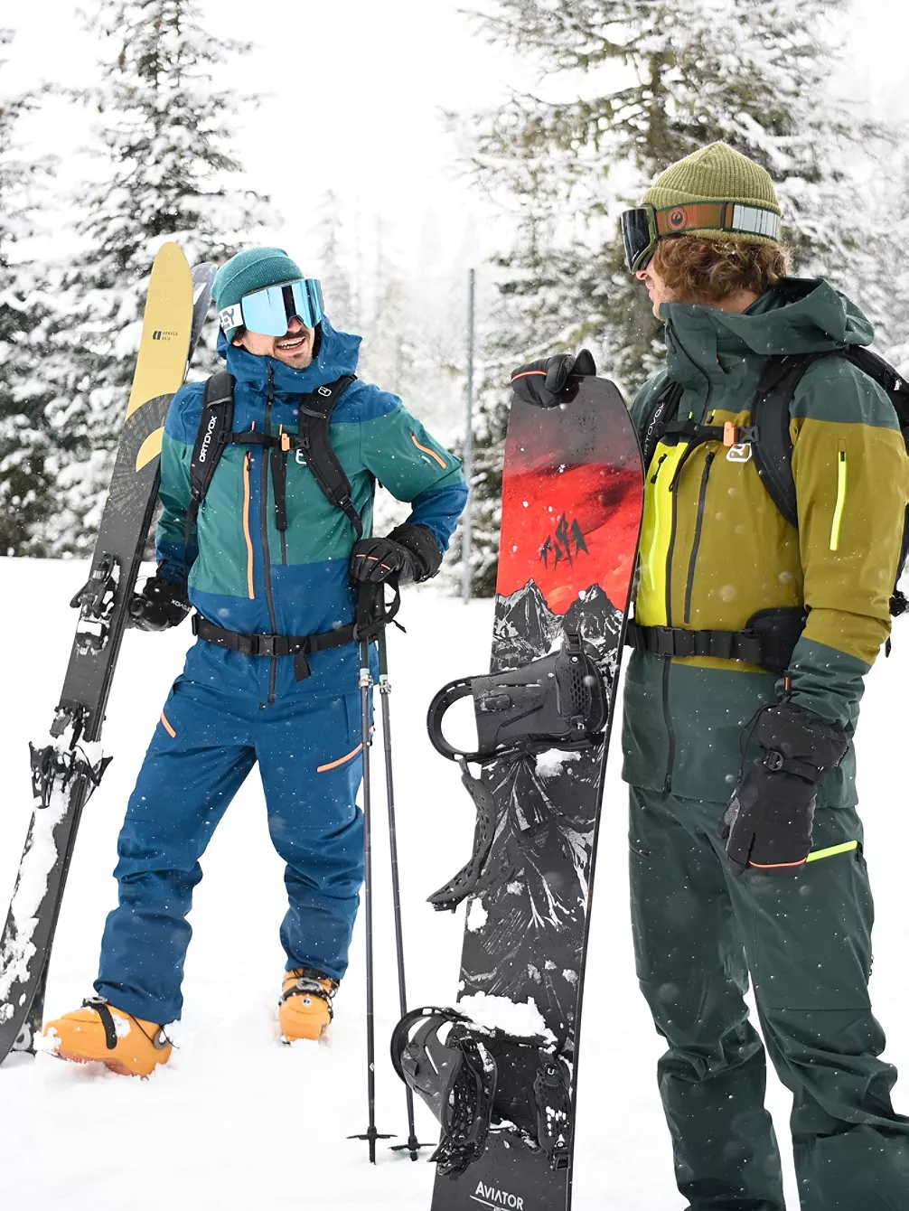 Ortovox Merino Freeride 3 Finger Fäustlinge 4 Ortovox Merino Freeride 3 Finger Fäustlinge – Bild 2