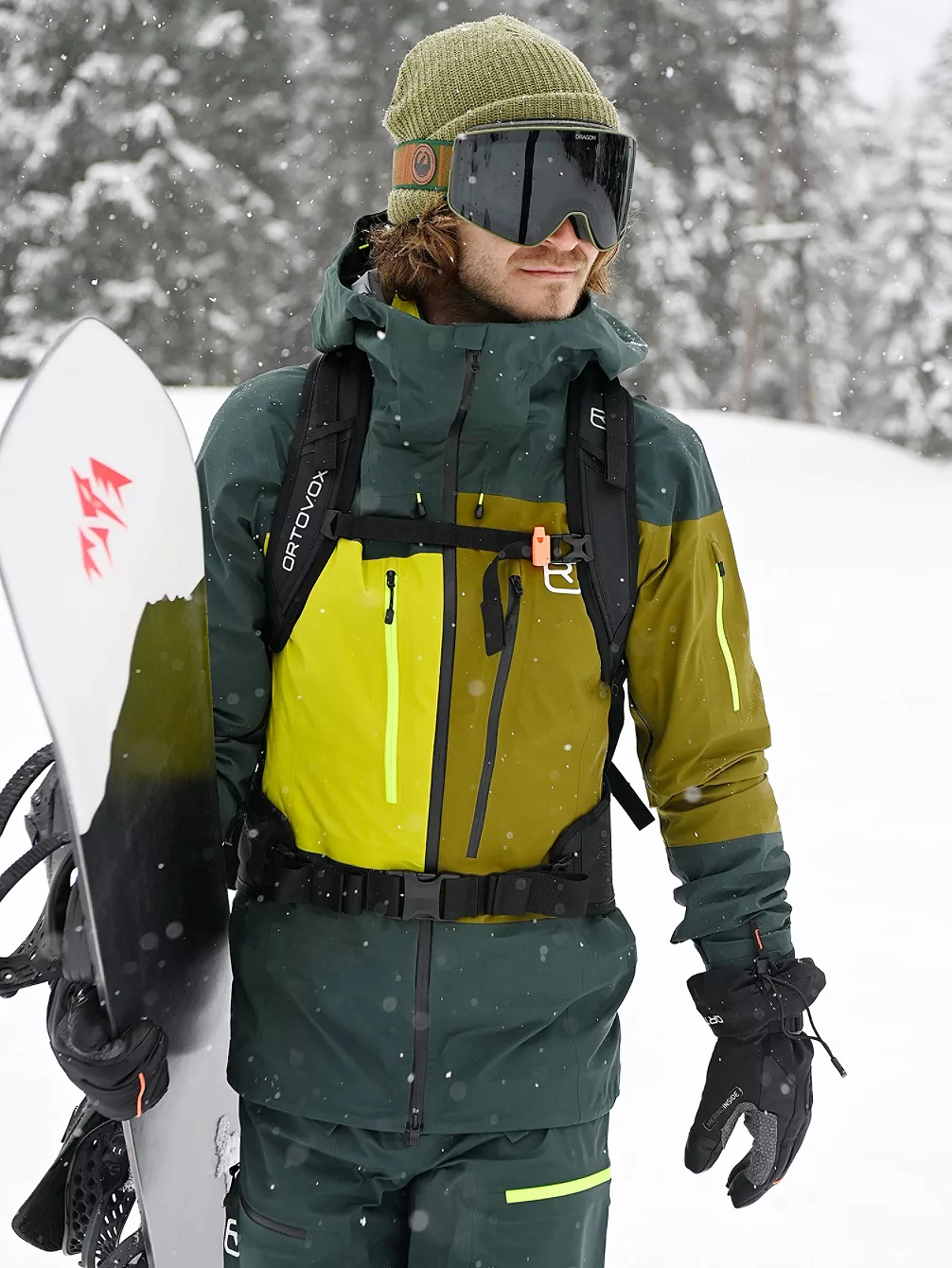 Ortovox Merino Freeride 3 Finger Fäustlinge 5 Ortovox Merino Freeride 3 Finger Fäustlinge – Bild 3