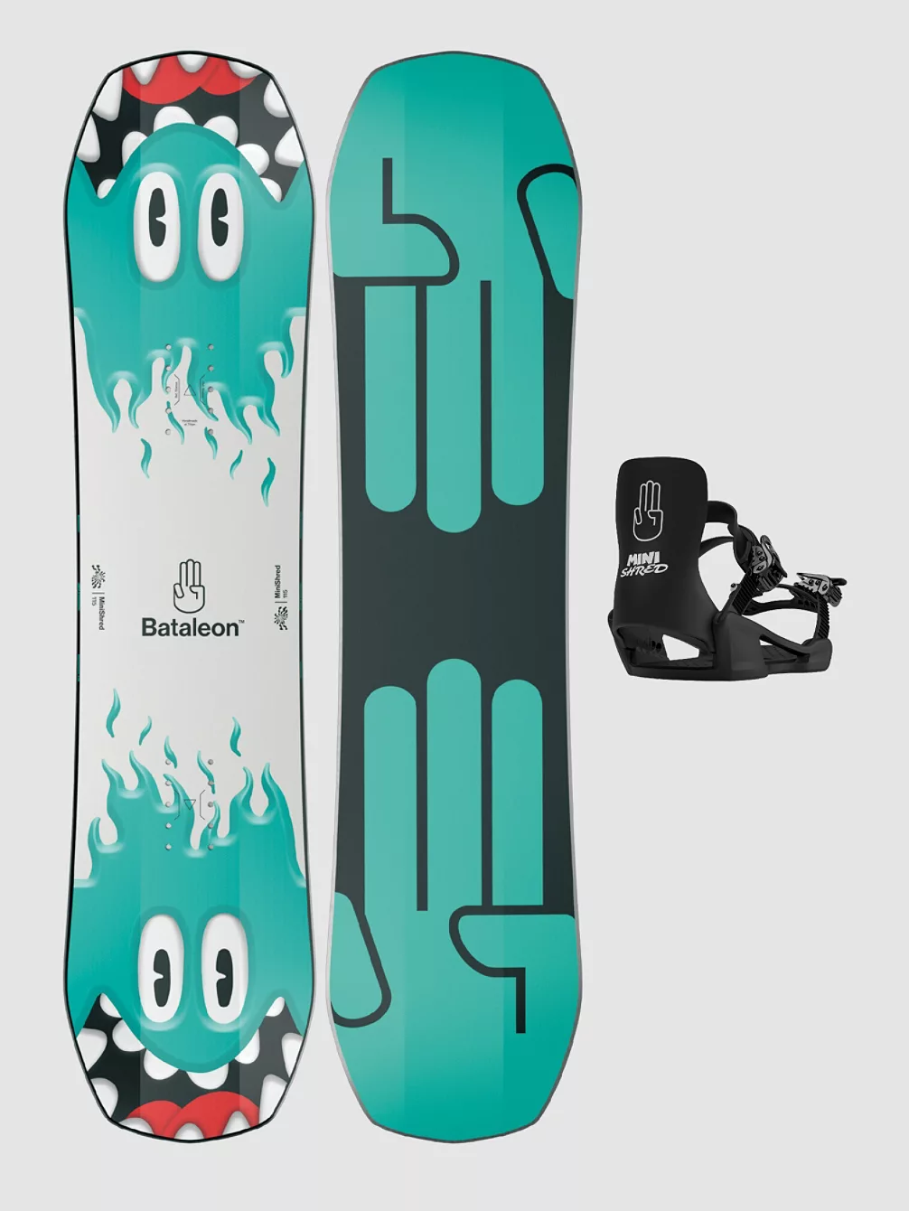 Bataleon Minishred 115 + Minishred ML 2023 Snowboard-Set 3 Bataleon Minishred 115 + Minishred ML 2023 Snowboard-Set