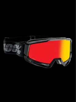 100Percent Okan Hiper Black/Red Goggle -Blue Tomato Verkäufe OkanHiperBlackRedGoggle 1