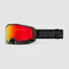 100Percent Okan Hiper Black/Red Goggle -Blue Tomato Verkäufe OkanHiperBlackRedGoggle