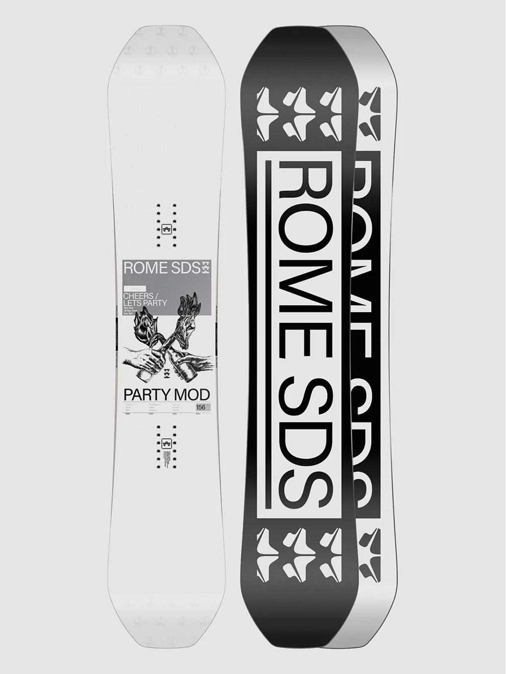 Rome Party Mod 153 2023 Snowboard 3 Rome Party Mod 153 2023 Snowboard