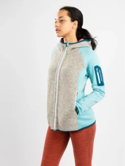 Ortovox Plus Classic Knit Hooded Fleece Jacket -Blue Tomato Verkäufe PlusClassicKnitHoodedFleeceJacket 6