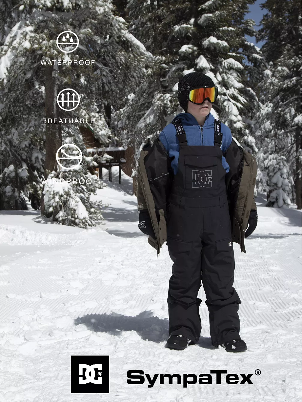 DC Roadblock 30K Sympatex Bib Pants 5 DC Roadblock 30K Sympatex Bib Pants – Bild 3