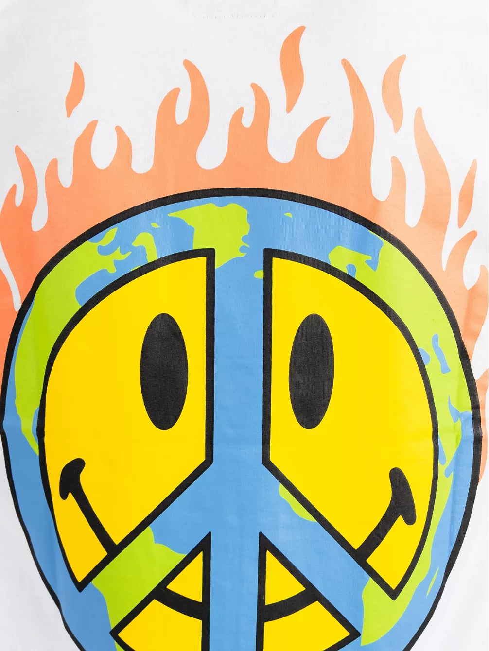 Market Smiley Earth On Fire T-Shirt 6 Market Smiley Earth On Fire T-Shirt – Bild 4