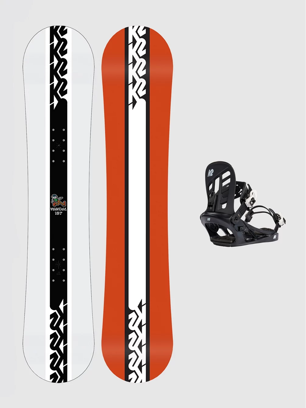K2 Vandal 145W + You+H Blk M 2023 Snowboard-Set 3 K2 Vandal 145W + You+H Blk M 2023 Snowboard-Set