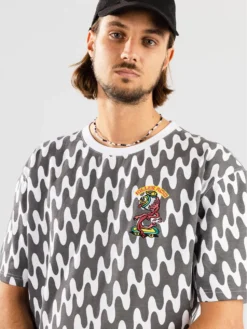 Killer Acid X Santa Cruz Wavy Stripe T-Shirt -Blue Tomato Verkäufe XSantaCruzWavyStripeTShirt 3